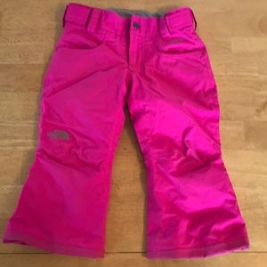 Girls’ North Face snow pants